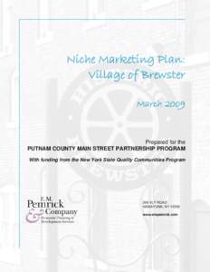 Niche Marketing Plan: Village of Brewster