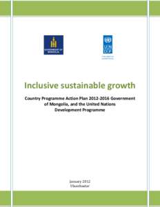 Inclusive sustainable growth