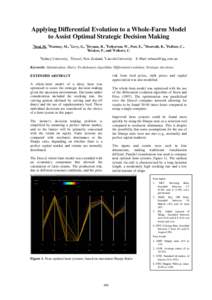 Applying Differential Evolution to a Whole-Farm Model to Assist Optimal Strategic Decision Making