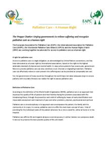 Palliative care / William Breitbart / Diane E. Meier / Medicine / Palliative medicine / Hospice