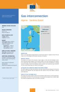 Infrastructure / Energy / GALSI / Sardinia / Maghreb–Europe Gas Pipeline / Trans-Mediterranean Pipeline / Energy in Algeria / Energy in Italy / Energy in Europe