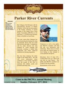 Microsoft PowerPoint - Winter Newsletter 2014 Final Draft.ppt