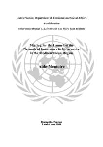 United Nations Public Administration Network / Structure / Government / AccountAbility / United Nations Public Service Awards / Governance / Innovations / World Bank Institute / United Nations Project Office on Governance / Political science / International development / Public administration