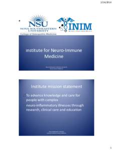 Chronic fatigue syndrome / Nova Southeastern University / Mind-body interventions / Year of birth missing / David Sheffield Bell / Health / Neurological disorders / Syndromes