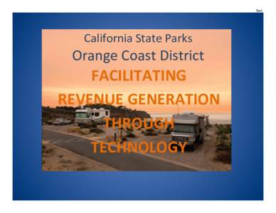 Text  California)State)Parks) Orange)Coast)District)