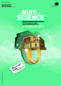 www.lanuitdelascience.ch  Un événement Ville de Genève  graphisme & illustration : Nicole Conus