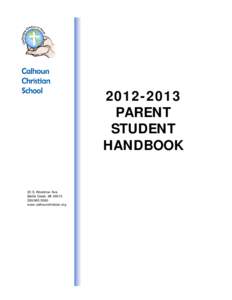 Microsoft Word[removed]Parent-Student Handbook DRAFT.doc
