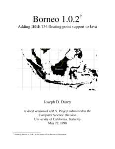 Borneo 1.0.2  † Adding IEEE 754 floating point support to Java