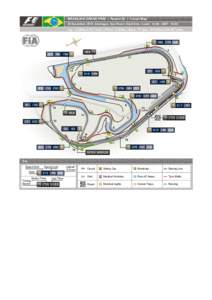BRAZILIAN GRAND PRIX | Round 20 | Circuit Map 25 November, 2012. Interlagos, Sao Paulo | Start time - Local : 14:00 - GMT : 16:00 Lap : 4.309km[removed]miles | Offset : 0.030km | Race : 71 laps[removed]909km[removed]miles 3