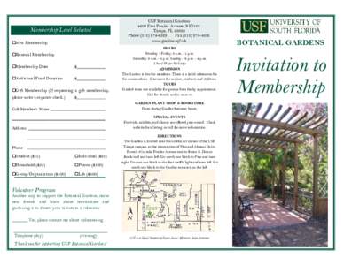 Membership Level Selected New Membership Renewal Membership Membership Dues  $