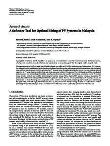 Hindawi Publishing Corporation Modelling and Simulation in Engineering Volume 2012, Article ID[removed], 11 pages doi:[removed][removed]Research Article