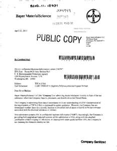 8EHQ-11-18331A  TSCA 8(e) Notice