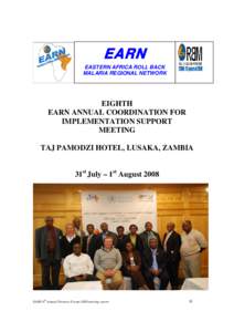 Microsoft Word - EARN RBM 2008 Lusaka Final Report.doc