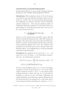 Quantum field theory / Scattering / Rotational symmetry / CLEO / Dalitz plot / Relativistic Breit–Wigner distribution / Particle decay / Pion / Spin / Physics / Mesons / Particle physics