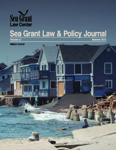 Law Center  Sea Grant Law & Policy Journal