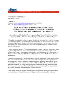 FOR IMMEDIATE RELEASE Date: March 5, 2013 CONTACT: Erika Soto Lamb,  orAlex Katz,  or