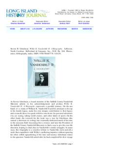 Willie K. Vanderbilt II: A Biography | Long Island History Journal