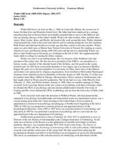 Evanston /  Illinois / North Central Association of Colleges and Schools / Northwestern University / Chicago metropolitan area / Walter Dill Scott / Charles Deering / United States / Deering Library / Franklyn Bliss Snyder / Illinois / Association of American Universities / Committee on Institutional Cooperation