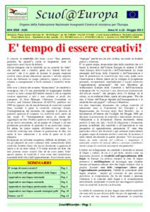 ISSN[removed]Anno VI n.13 - Maggio 2012 Direzione: Piazza Quattro Giornate, 64 – 80128 Napoli – tel[removed] – Fax[removed] – e-mail: [removed] Periodico semestrale Poste Italiane S.p.A. –