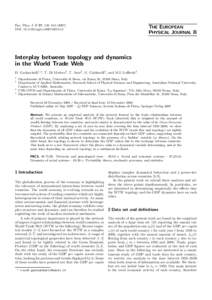 Eur. Phys. J. B 57, 159–DOI: epjb/e2007THE EUROPEAN PHYSICAL JOURNAL B