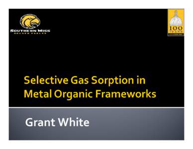 Gas Adsorption and Permeance with Metal Organic Frameworks (MOFs)