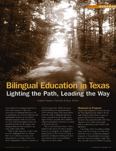 Linguistics / Bilingual education / Elementary and Secondary Education Act / No Child Left Behind Act / Multilingualism / Official bilingualism in Canada / Bilingualism / Native-language instruction / Bilingual Education Act / Linguistic rights / Education / Sociolinguistics