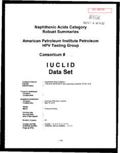 Bases / Analytical chemistry / Naphthenic acid / Carboxylic acid / Acid dissociation constant / Solubility / Propanoic acid / Acid / Partition coefficient / Chemistry / Equilibrium chemistry / Acids