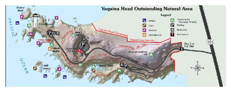Yaquina Head Outstanding Natural Area map