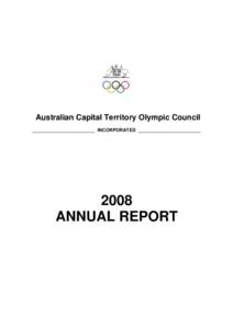 Microsoft Word - ACT 2008 Accounts Annual Report.doc