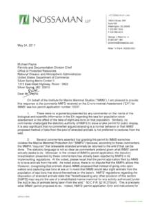 Response to Comments on Institute for Marine Mammal Studies (IMMS) permit application[removed]to take California sea lions