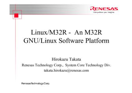 M32R / Compilers / Linux / GNU Compiler Collection / GNU toolchain / GNU / Debian / Software / Computing / Cross-platform software