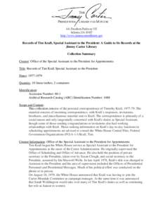 Walter Mondale / Politics of the United States / United States Senate / Government / Executive Office of the President of the United States / Secretaries / Secretary to the President of the United States