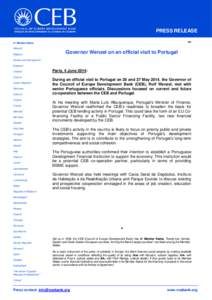Council of Europe Development Bank / International relations / Portugal / Caixa Geral de Depósitos / Multilateral development banks / Europe / Council of Europe