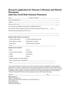 Microsoft Word - Research Application for Museum Collections JODA
