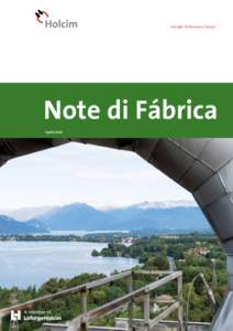 Strength. Performance. Passion.  Note di Fábrica Aprile 2016  Indice