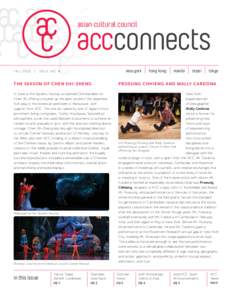 accconnects asian cultural council FALL 2013  |