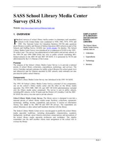 SASS School Library Media Center Survey (SLS)