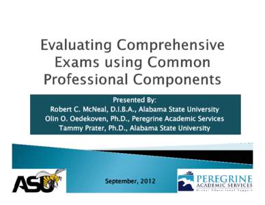 Microsoft PowerPoint - ACBSP Region 3 Mtg Presentation - Bob McNeal and Olin Oedekoven - SEP12.pptx