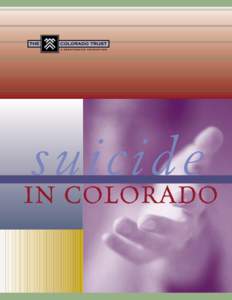 Suicide prevention / Suicide / Psychiatry / Health / Medical ethics / Youth suicide / Mental disorder / Teenage suicide in the United States / Suicide methods