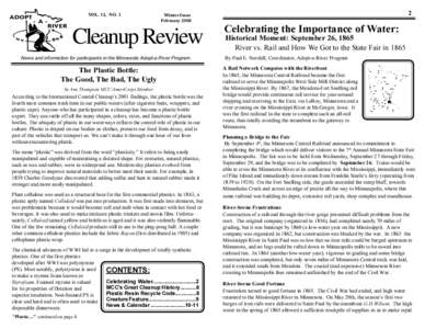 VOL. 12, NO. 1  Winter Issue February[removed]Cleanup Review