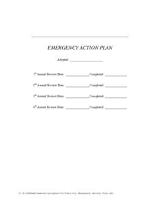 Microsoft Word - Facility Emergency Action Plan.doc
