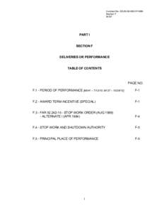 Legal documents / Business / Private law / Equitable adjustment / Contract / General contractor / Project management / Government procurement in the United States / Changes clause / Contract law / Law / Government procurement