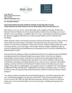 Health / Helplines / Suicide prevention / Substance Abuse and Mental Health Services Administration / Substance dependence / Personal life / Crisis hotline / Mental health / National Suicide Prevention Lifeline