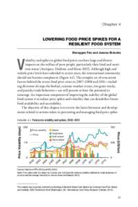 Chapter 4  LOWERING FOOD PRICE SPIKES FOR A RESILIENT FOOD SYSTEM Shenggen Fan and Joanna Brzeska