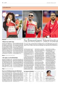 22  Sport Tages-Anzeiger – Montag, 11. Juli 2016