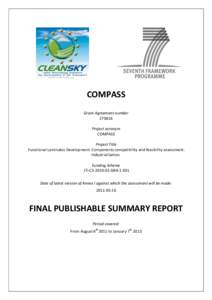 COMPASS Grant Agreement number[removed]Project acronym COMPASS Project Title