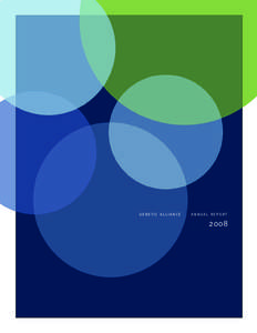 genetic alliance  annual report 2008