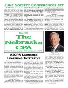 Continuing professional education / Accountant / National Association of State Boards of Accountancy / Interstate 80 in Nebraska / Indiana CPA Society / California CPA Education Foundation / Accountancy / Professional accountancy bodies / Certified Public Accountant