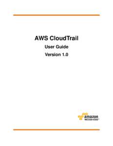 AWS CloudTrail User Guide