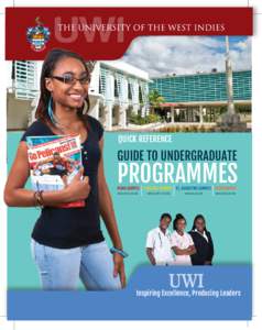 UWI QUICK REFERENCE GUIDE TO UNDERGRADUATE  PROGRAMMES